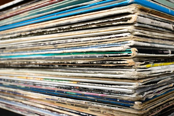 stock image Vinyl records