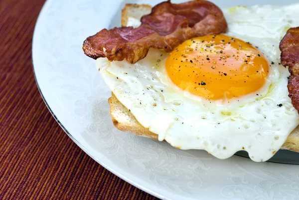 Ham and eggs Stock Image