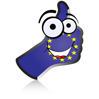 european hand giving ok clipart