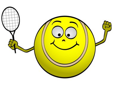 tennis ball clipart