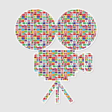 movie camera icon clipart