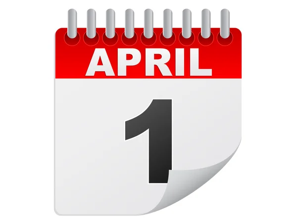 El día de abril — Vector de stock