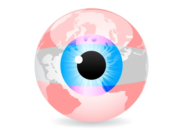 Österreichisches Auge — Stockvektor
