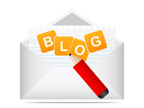 Блог icon — стоковий вектор