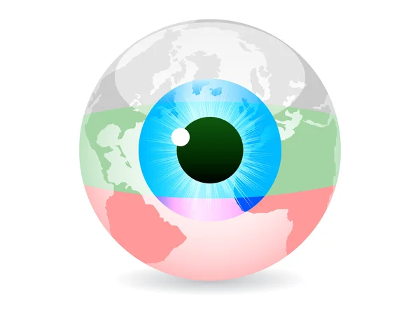 Болгарська очей — стоковий вектор