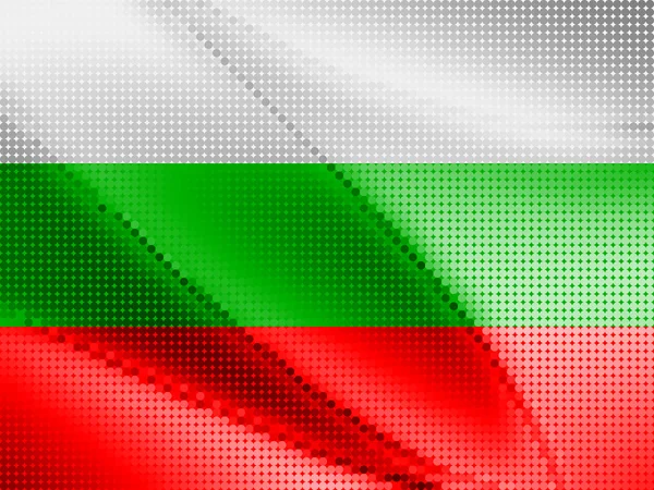 Bulgarian flag — Stock Vector