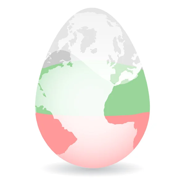 Bulgarian egg — Stock Vector
