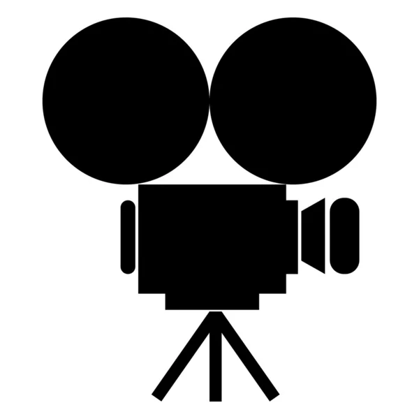 Icono de cámara de película — Archivo Imágenes Vectoriales