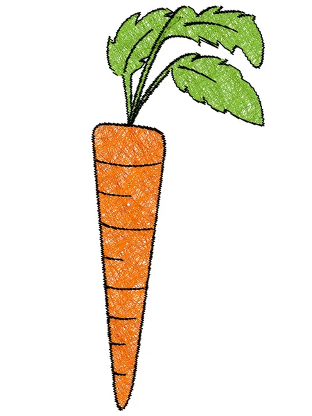 Cenoura — Vetor de Stock