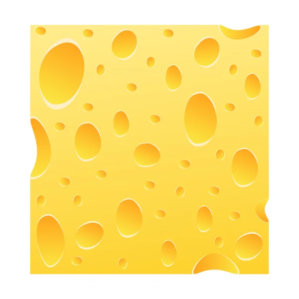 Morceau de fromage — Image vectorielle