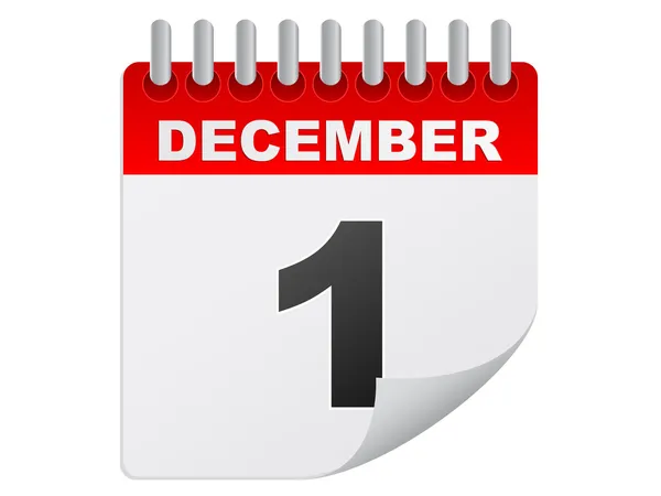 Giorno di dicembre — Vettoriale Stock