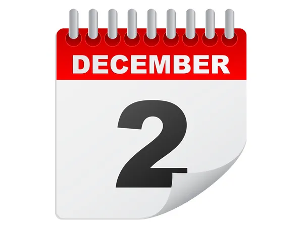 Twee december — Stockvector