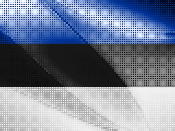 Bandera de Estonia — Vector de stock