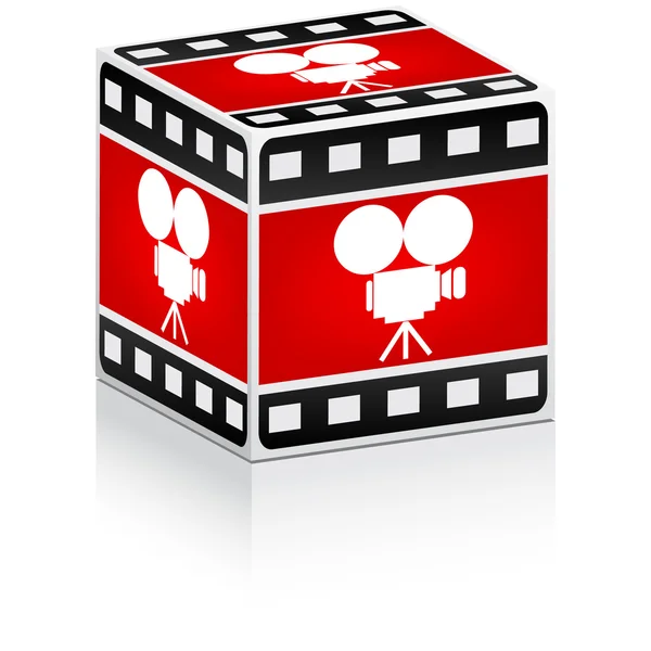 Movie camera icon — Stock Vector