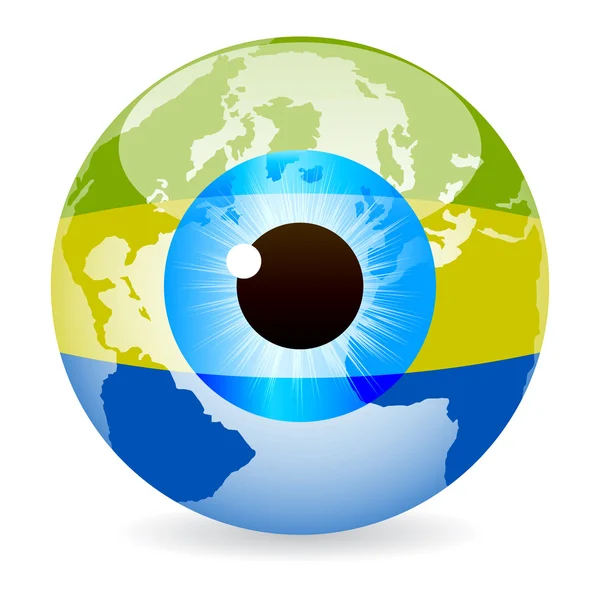 Auge von Gabon — Stockvektor