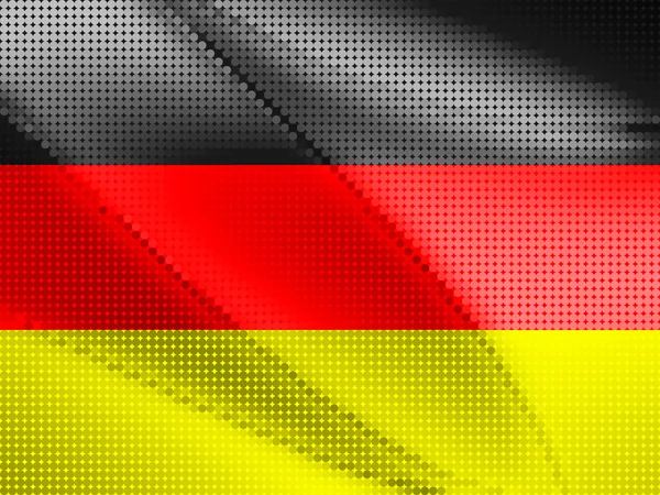 Німецький прапор — стоковий вектор