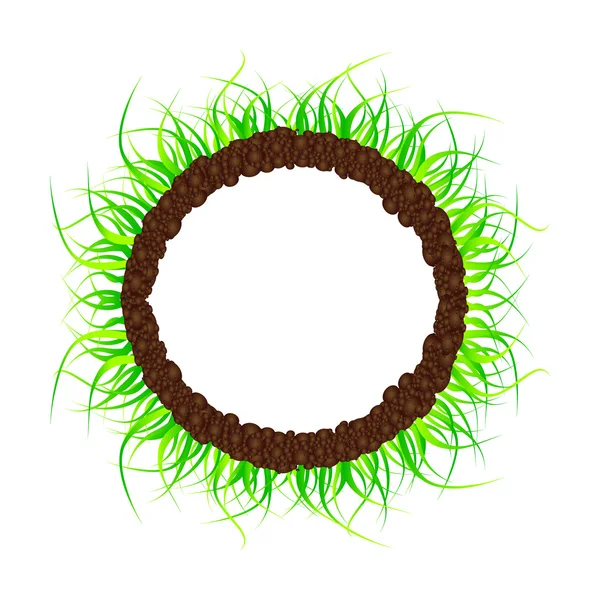 Cadre d'herbe — Image vectorielle