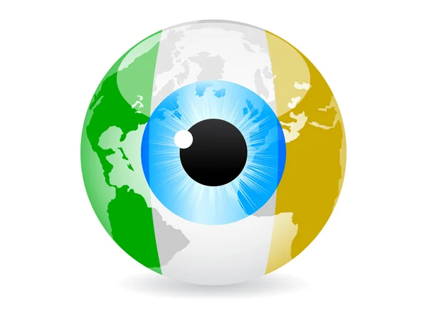 Oko z Irska — Stockový vektor