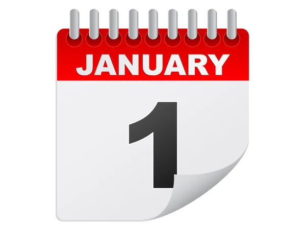 Giorno di gennaio — Vettoriale Stock