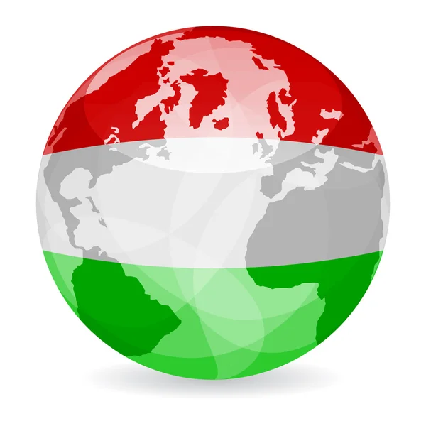 Hungary flag — Stock Vector