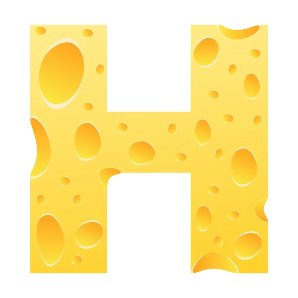 Letter h — Stock Vector
