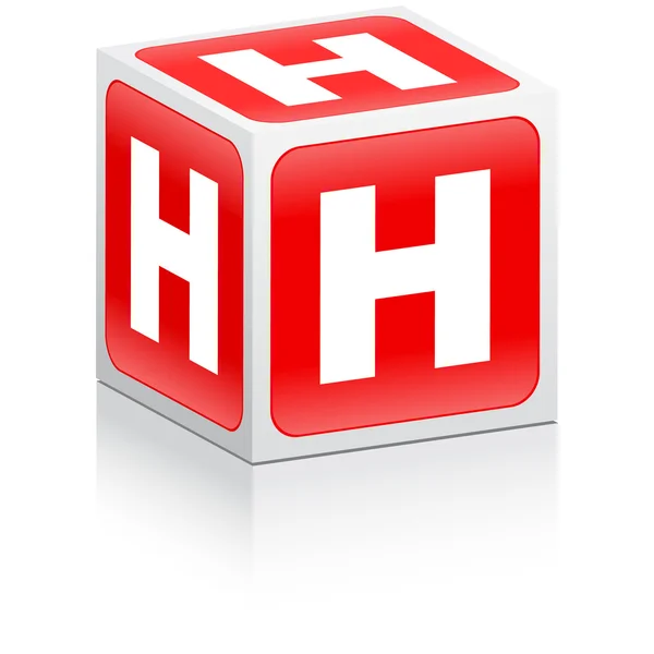 Litera h — Wektor stockowy
