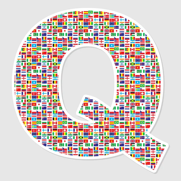 Q betű — Stock Vector