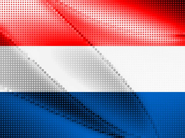 Bandera de luxembougen — Vector de stock