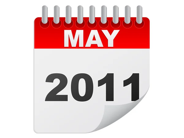 Май 2011 — стоковый вектор