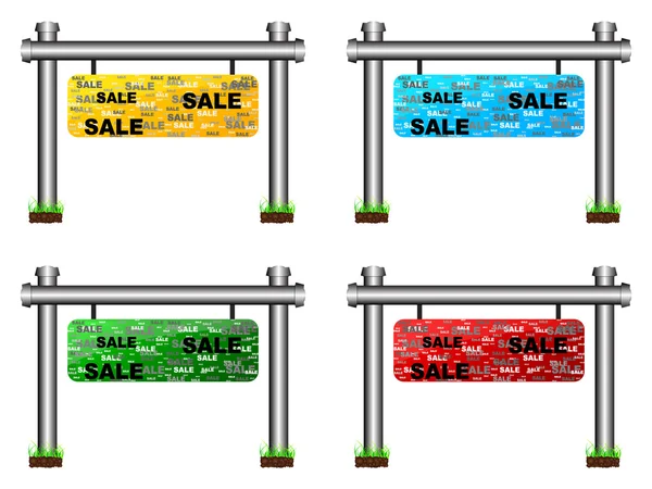 Försäljning banners — Stock vektor