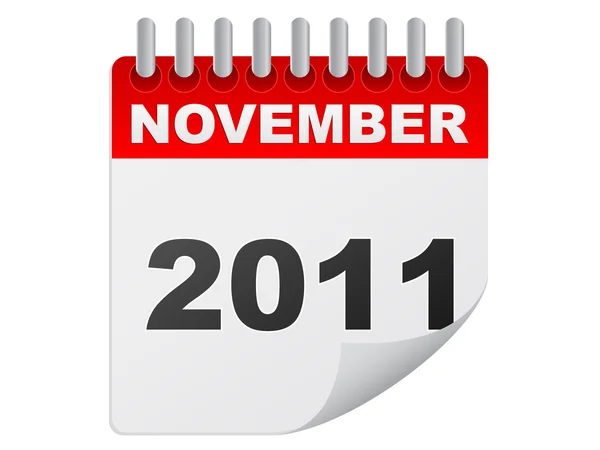 Noviembre 2011 — Vector de stock