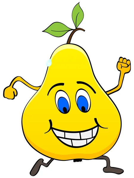 Onnellista päärynää — vektorikuva