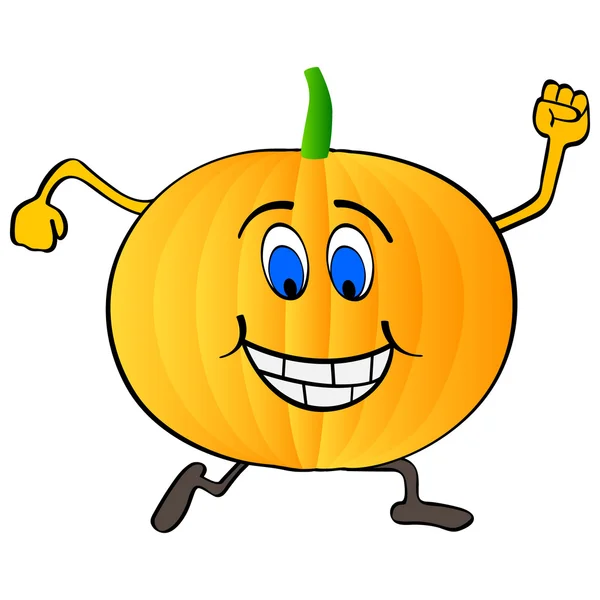 Happy pumpkin — Stock Vector
