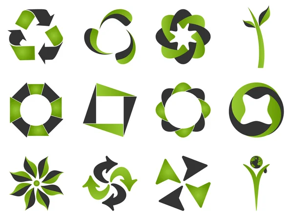 Recycling-Ikonen — Stockvektor