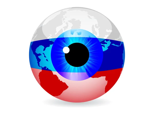 Eye of russia — Stock Vector
