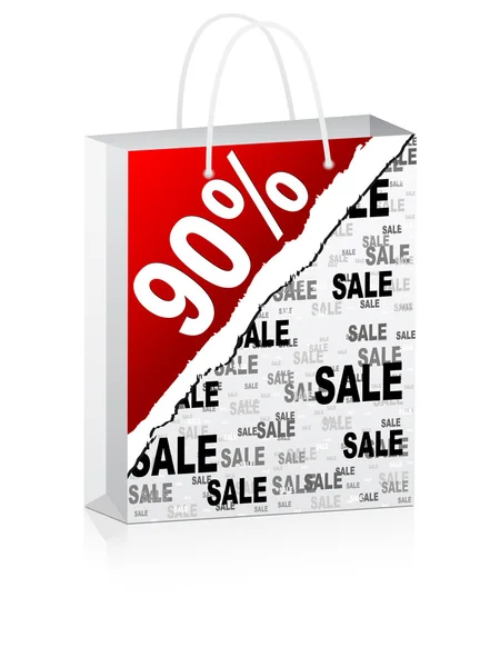 Ninety percent discount — Stock Vector