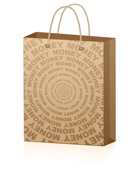 Shopping bag for advertising — Stock Vector
