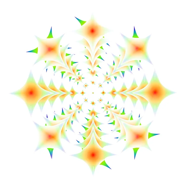 Étoiles colorées explosent — Image vectorielle