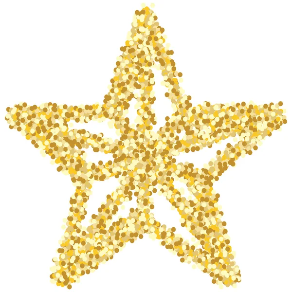 Estrella dorada — Archivo Imágenes Vectoriales