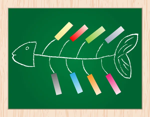 Diagramme de poissons — Image vectorielle