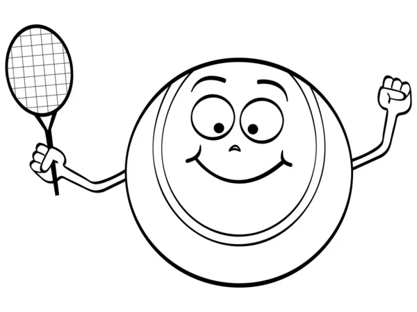 Pelota de tenis — Archivo Imágenes Vectoriales