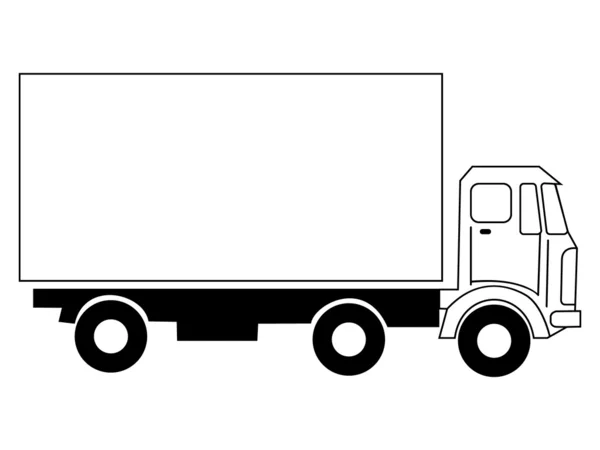 stock vector truck