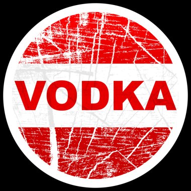 vodka stamp clipart