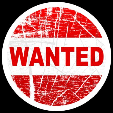 wanted stamp clipart