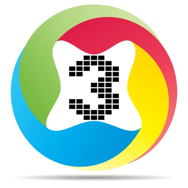 number three — 图库矢量图片 #7528359