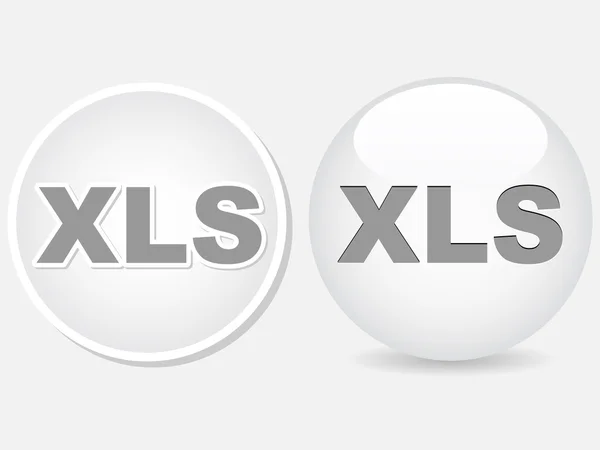 Xls format — Stock Vector