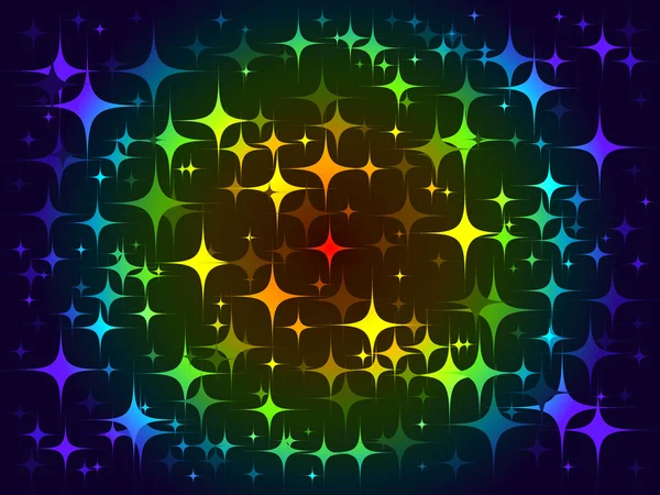 Красочные фоновые звезды — стоковый вектор