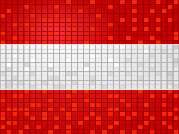 Rakouská vlajka — Stockový vektor