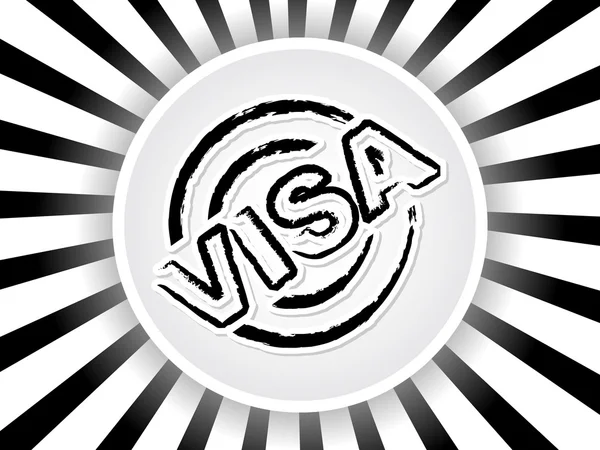 Visa-Design — Stockvektor