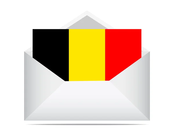 Mektup, Belçika — Stok Vektör